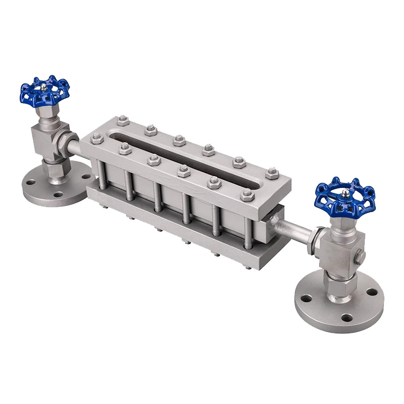 Glass plate water level gauge HG5 boiler high temperature and high pressure transparent reflective glass plate level gauge