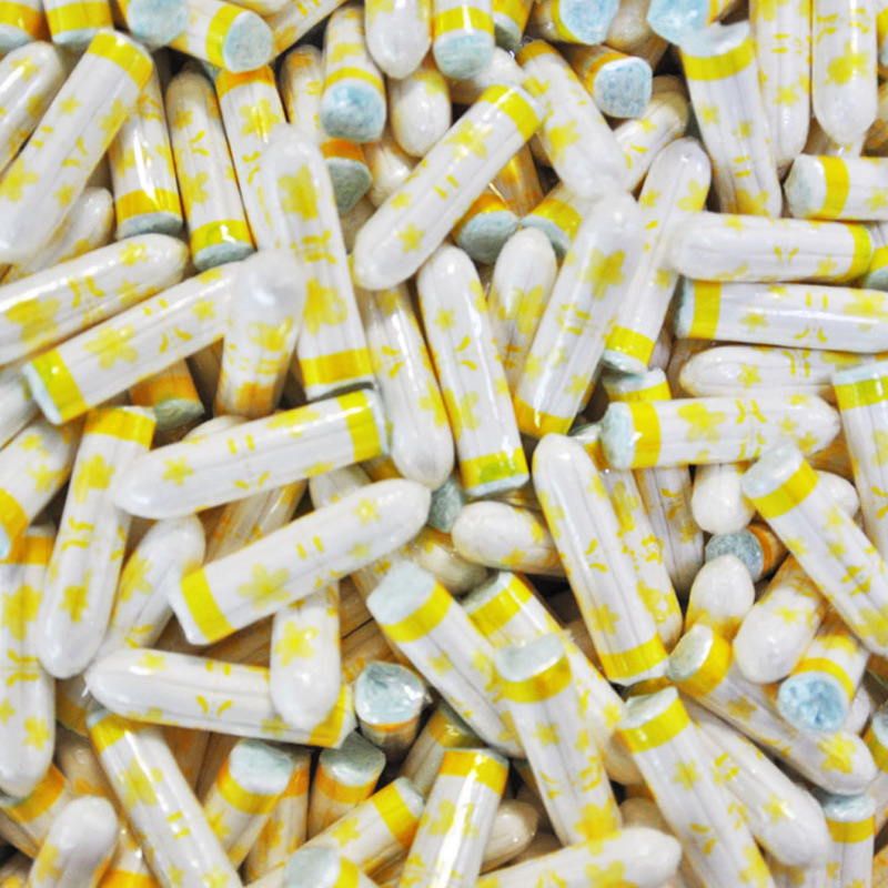 Tampon Finger-in Catheter Type Factory Direct Wholesale Spot German Imported Cotton Core