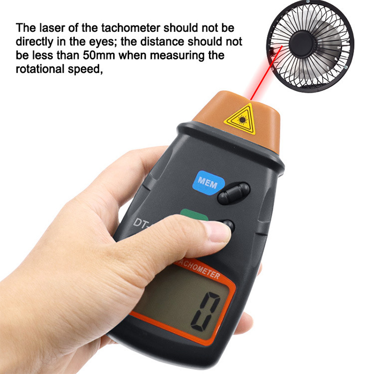Motor tachometer speedometer laser tachometer motor photoelectric tachometer non-contact tachometer Digital