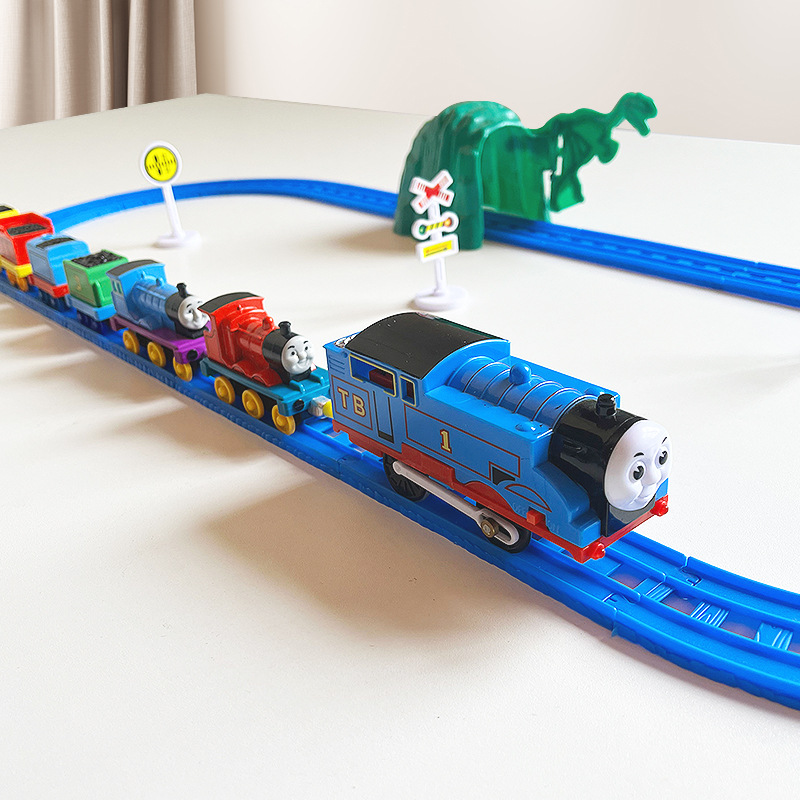 Children's Alloy Toro Rail Mas Electric Train Toy Magnetic Suction Baby Boys and Girls 2-6 Years Old Children Gift 3