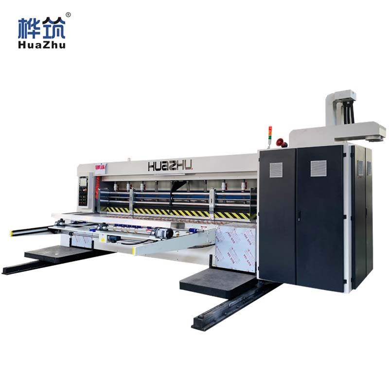 Customized Fully Automatic Three-Color Printing Machine, Carton Printing Slotting and Round Die-Cutting Machine, Carton Factory Printing Equipment