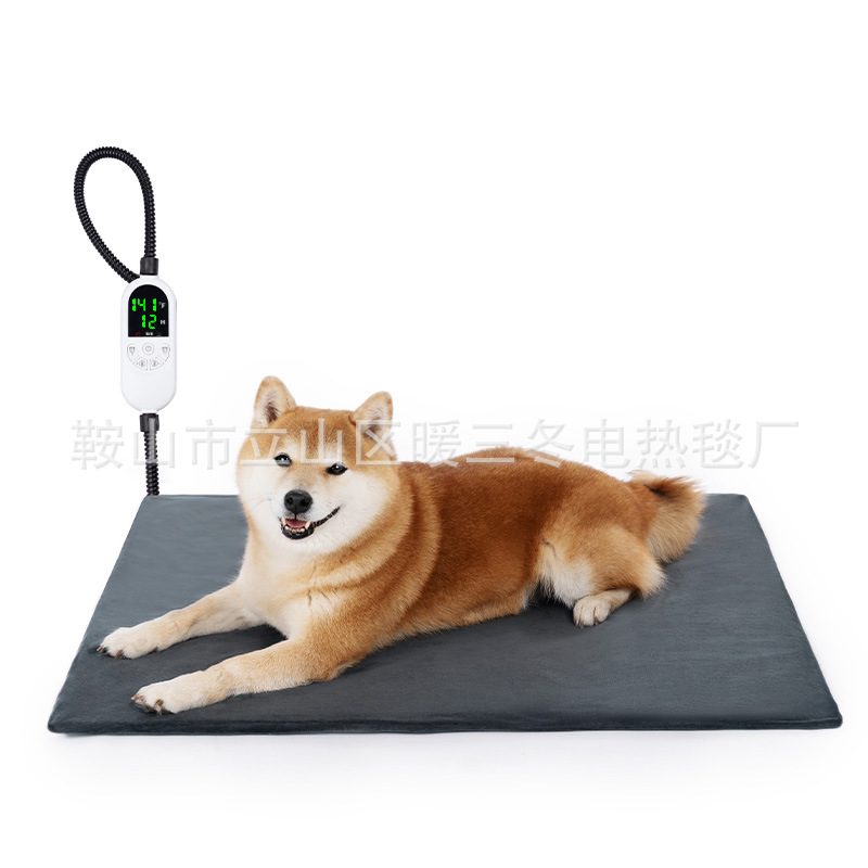 Amazon Cross-Border Pet Electric Blanket Us Standard 110V Waterproof Pet Heating Pad Anti-Scratch and Bite Electric Heating Pad