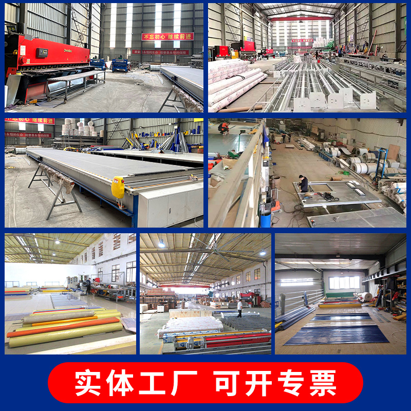 Fast rolling shutter door custom large supermarket factory garage PVC fast door intelligent induction lifting door stacking door