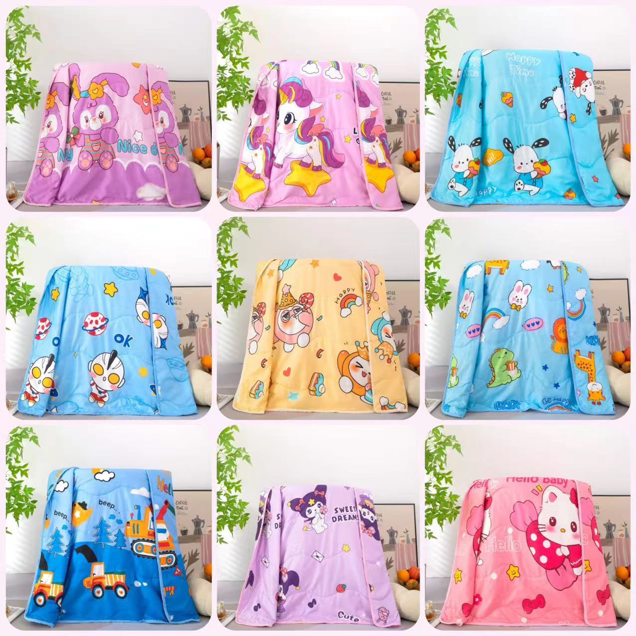 Детское летнее охлаждающее одеяло, студенческое летнее одеяло, одеяло для кондиционера, односпальное, импортное, маленькое одеяло, детское одеяло на все сезоны, машинная стирка, оптовая продажа