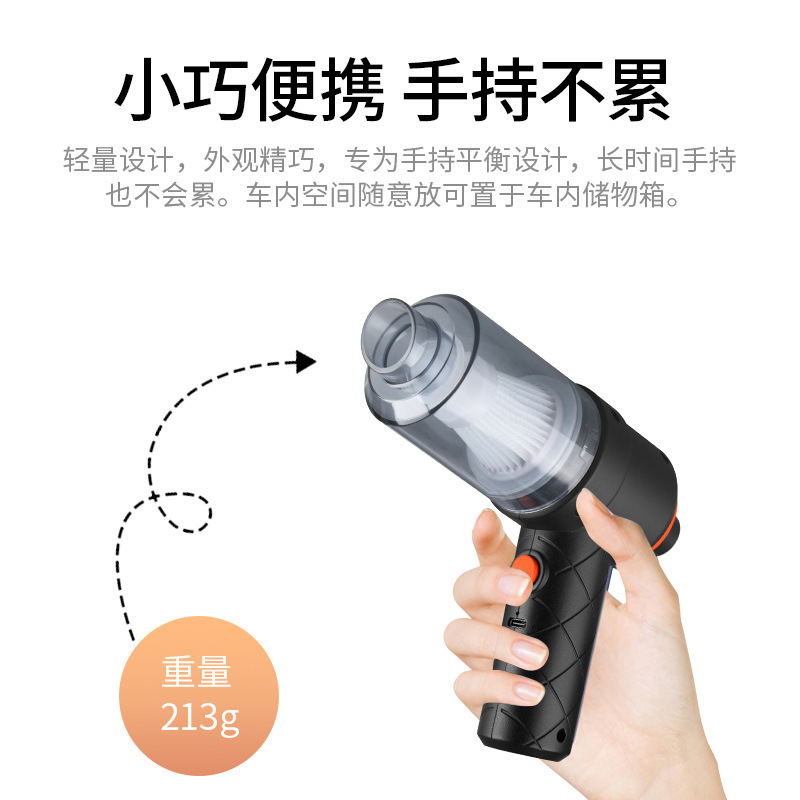 Car-Specific Vacuum Cleaner, Car Wireless High-Power Blowing and Suction Integrated Pet Hair Suction Sofa High-Power Vacuum Cleaner