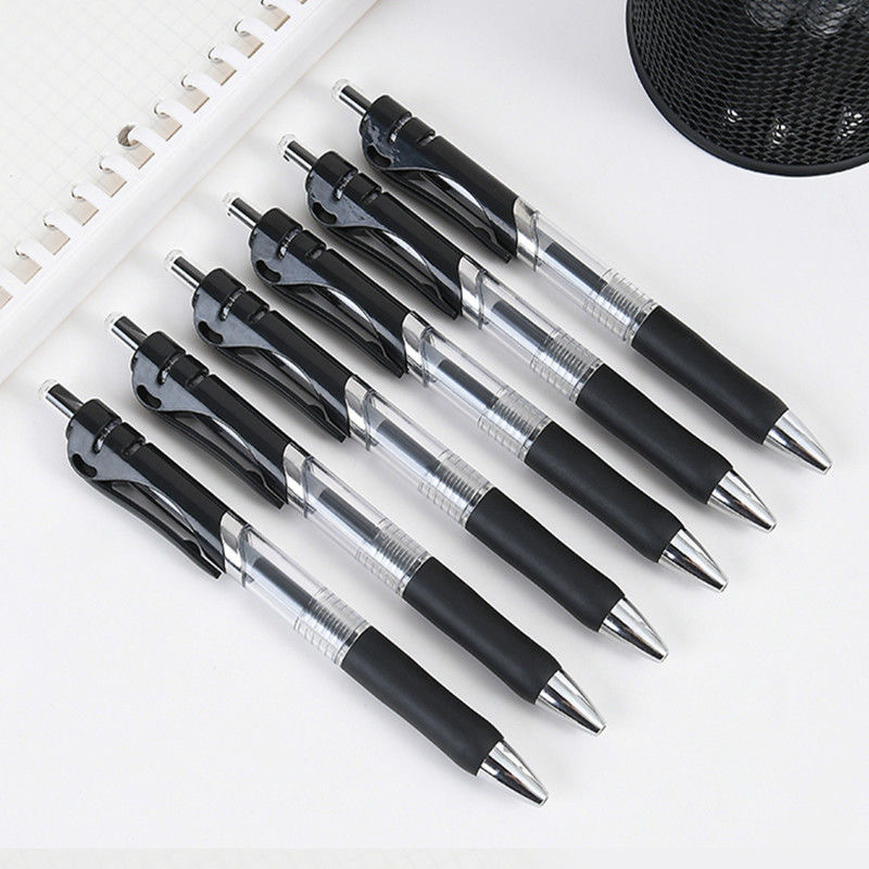 Гелевая ручка K35 углеродная 0.5мм черная для студентов