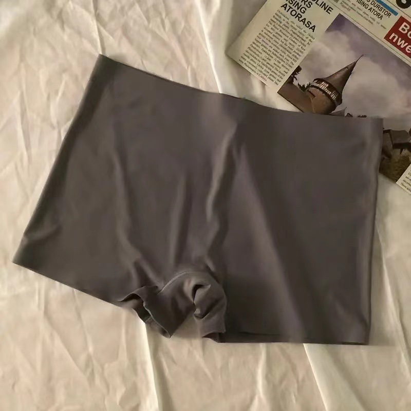 Ice Silk Traceless Thin Breathable Anti-Dusk Safety Pants Women's plus size Boxer Pants Cotton Inner Crotch Boxer Panties Women