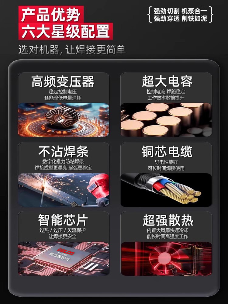 Delixi Plasma Cutting Machine All-In-One Industrial Built-In Air Pump Plasma Cutting and Welding All-In-One Machine