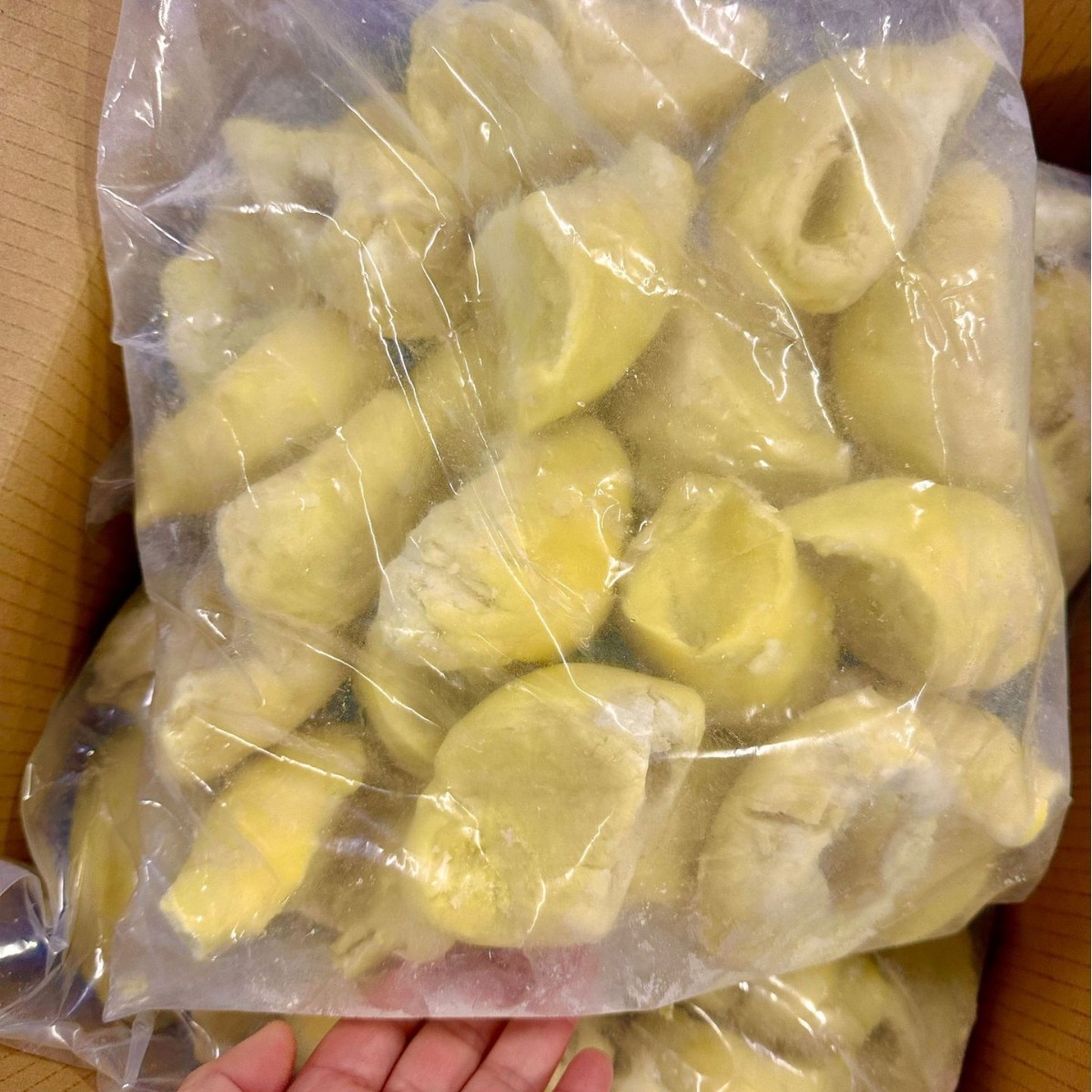 Thai Special Frozen Pitted Durian Meat, Seedless Durian Meat Baking Ingredients Wholesale Manufacturer Direct Sales Frozen Durian Meat