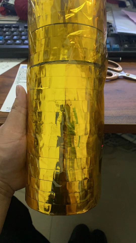 Manufacturer Wholesale Electroplated Gold Tape Wedding Wedding Kt Version Decoration Student DIY Handmade K-Style Cute Tape