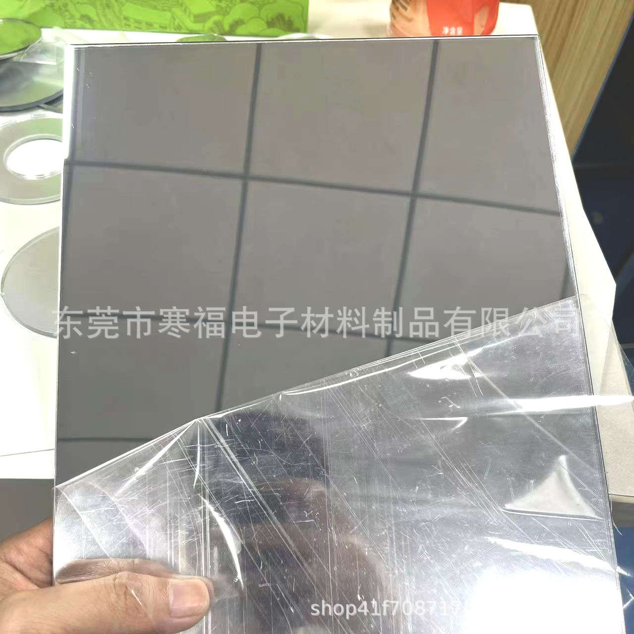 PETG round lens PC toy lens decoration mirror adhesive acrylic special-shaped lens plastic reflective lens