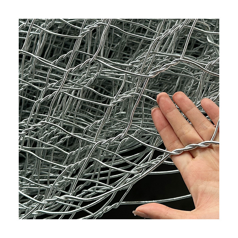 Plain Stone Cage Mesh River Slope Protection Wire Mesh Water Conservancy Flood Prevention Solidbin Galvanized Steel Wire Cage Plain Stone Cage Mesh Box