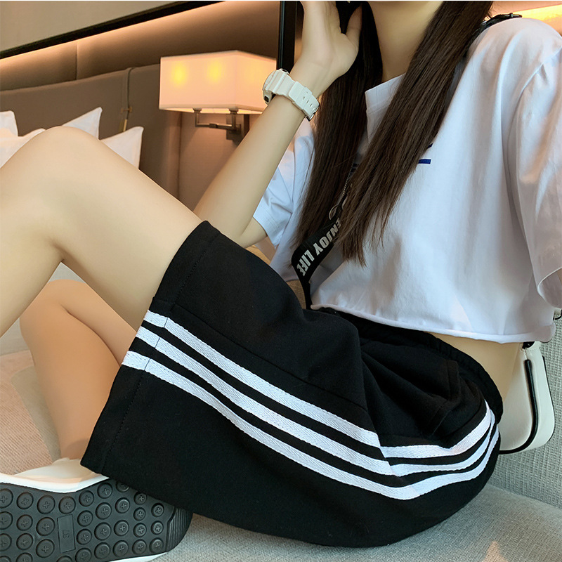 2025 New Arrival Shorts Slimming Straight Pants Women's Loose All-match Casual Wide-leg Pants Women's Outer Wear Sports Pants