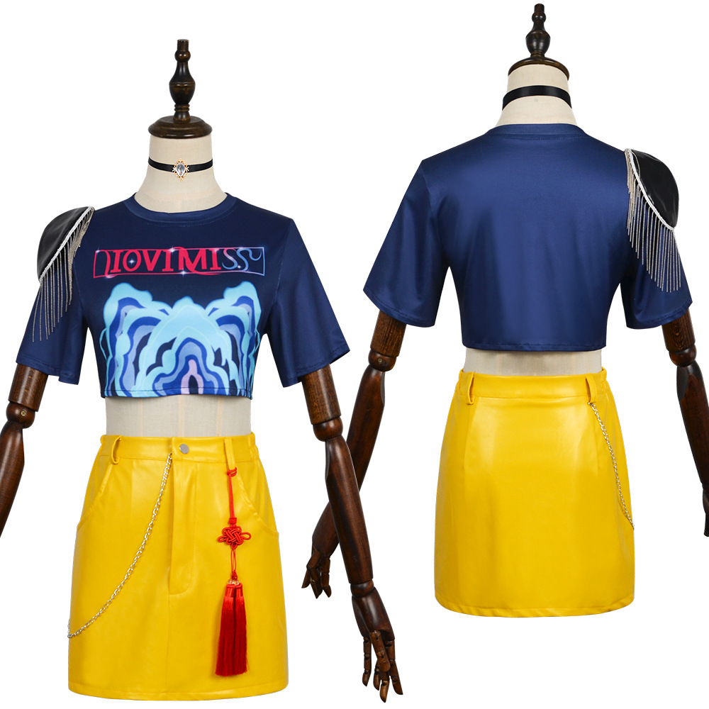 K-Pop Hunter Girl Group Boy Group Cosplay Costume Rumi Zoy Mirah Stage Performance Costume Shaka Devil Baby Zhenyu