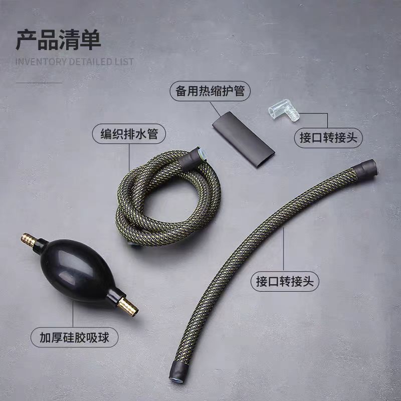 Durable Tea Tray Drain Hose with Absorbent Ball Silicone Kung Fu Tea Set Accessories Tea Ceremony with Tea Table Suction Hose