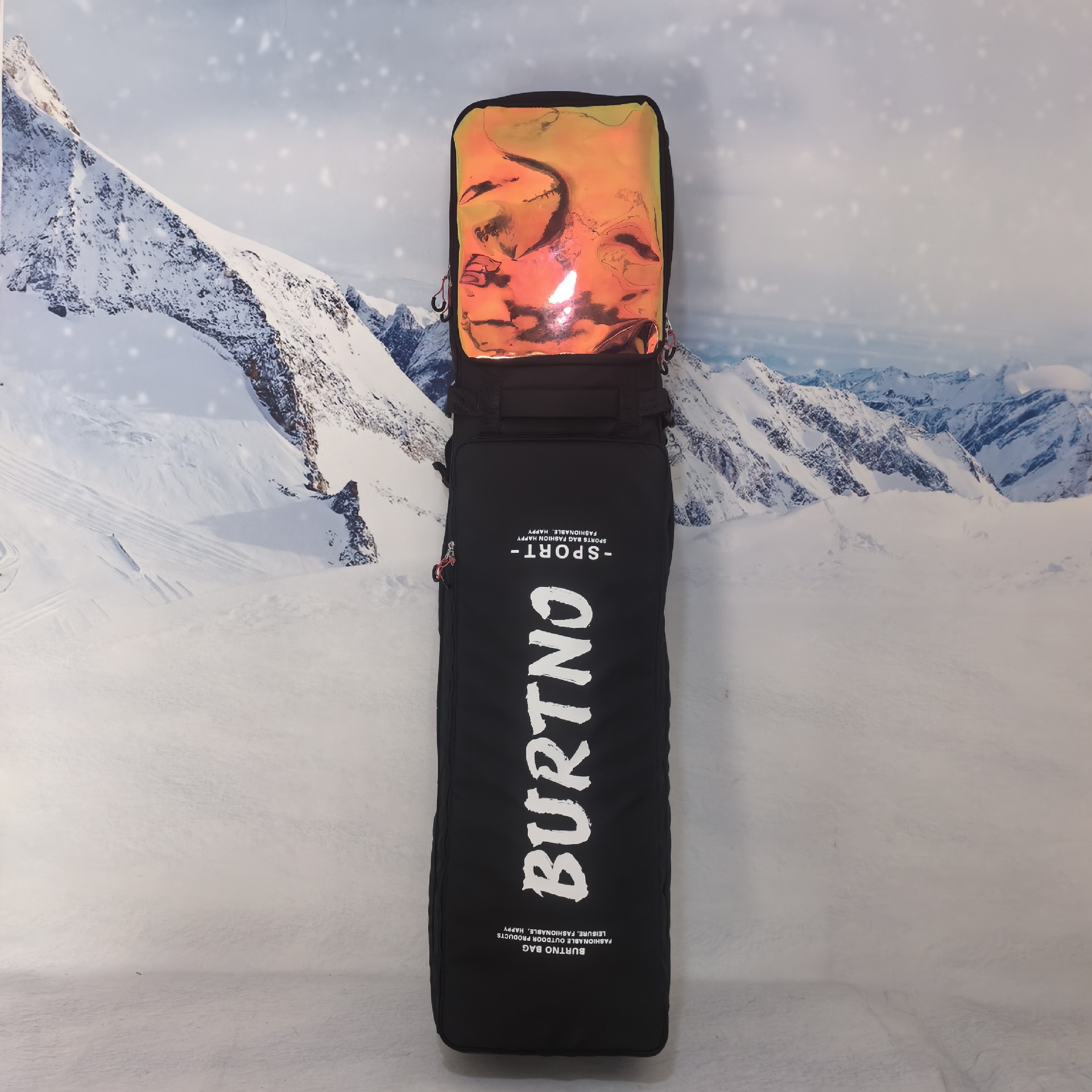 Wheeled ski board bag sub-warehouse snow bag children's ski board bag new single shoulder ski board bag lengthened board bag