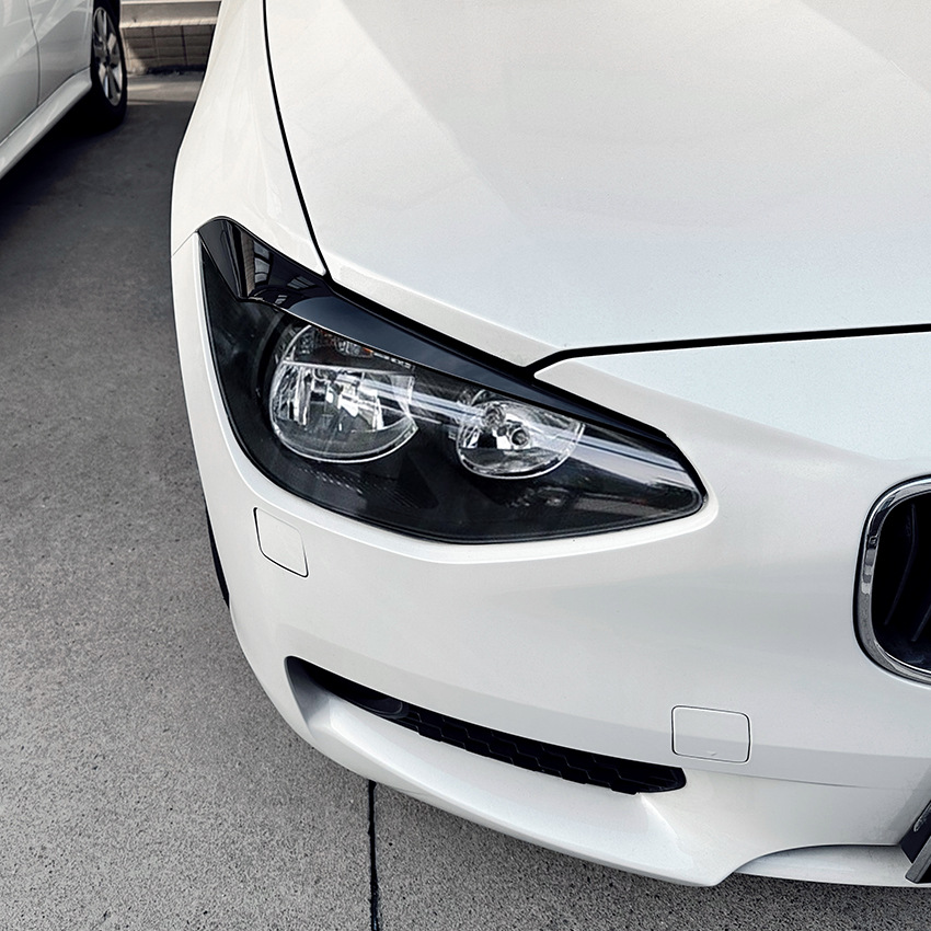 Applicable to BMW 1 Series F20 F21 early 2011-2014 early low headlight lamp eyebrow car stickers exterior modification