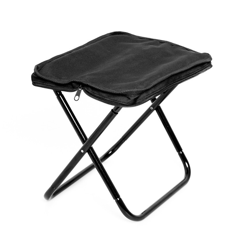In-Stock Folding Stool Outdoor Folding Chair Camping Stool Portable Pencil Case Folding Stool Train Fishing Small Stool