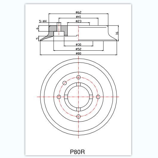 Вакуумная присоска P80Rn, прямые продажи от производителя