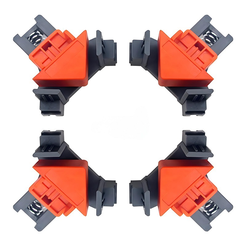 Factory Direct Sales 90 °   Home Woodworking Right-Angle Fixed Hole Punch Installer 90-Degree Right-Angle Clip Photo Frame Clip Wholesale.