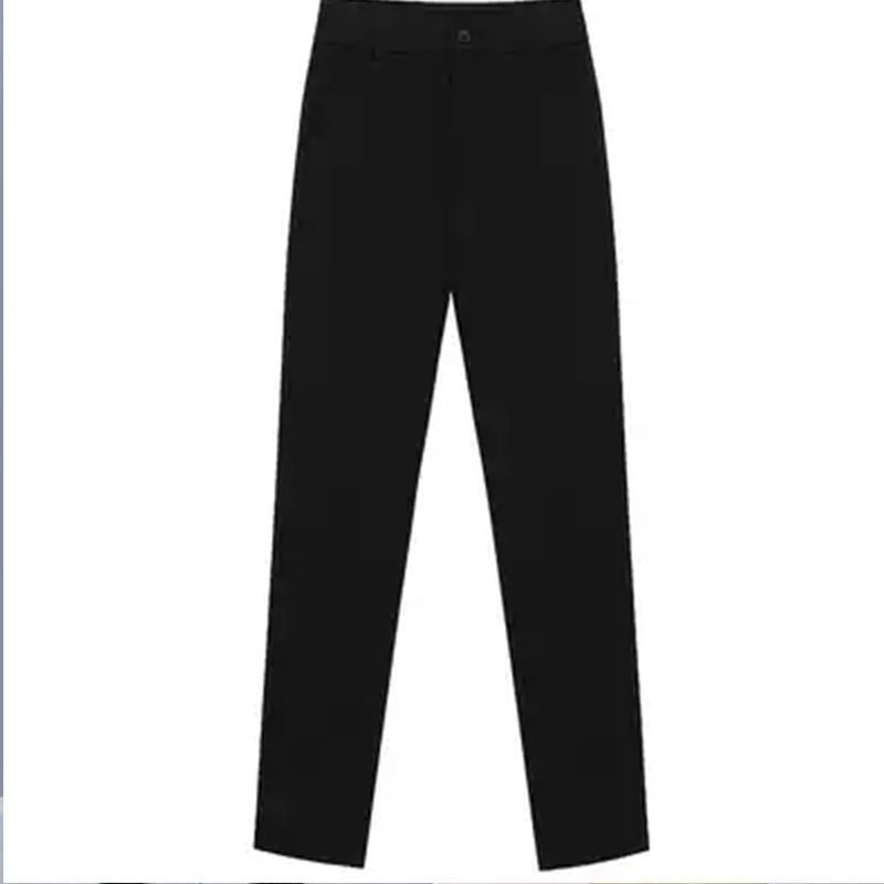 Source Manufacturer Stretch Trousers Women's High-Waisted Straight Trousers Middle-Aged Mother's Trousers Nine-Point Work Clothes Suit Trousers Wholesale