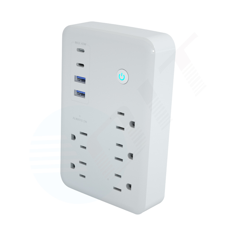 A smart socket that can be remotely controlled by mobile phones and voice, smart household products (American Standard)