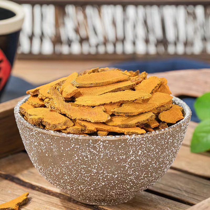 Turmeric Slices Chinese Herbal Medicine Special Grade Authentic Sliced Turmeric Old Turmeric Grindable Turmeric Powder Free Shipping 500g