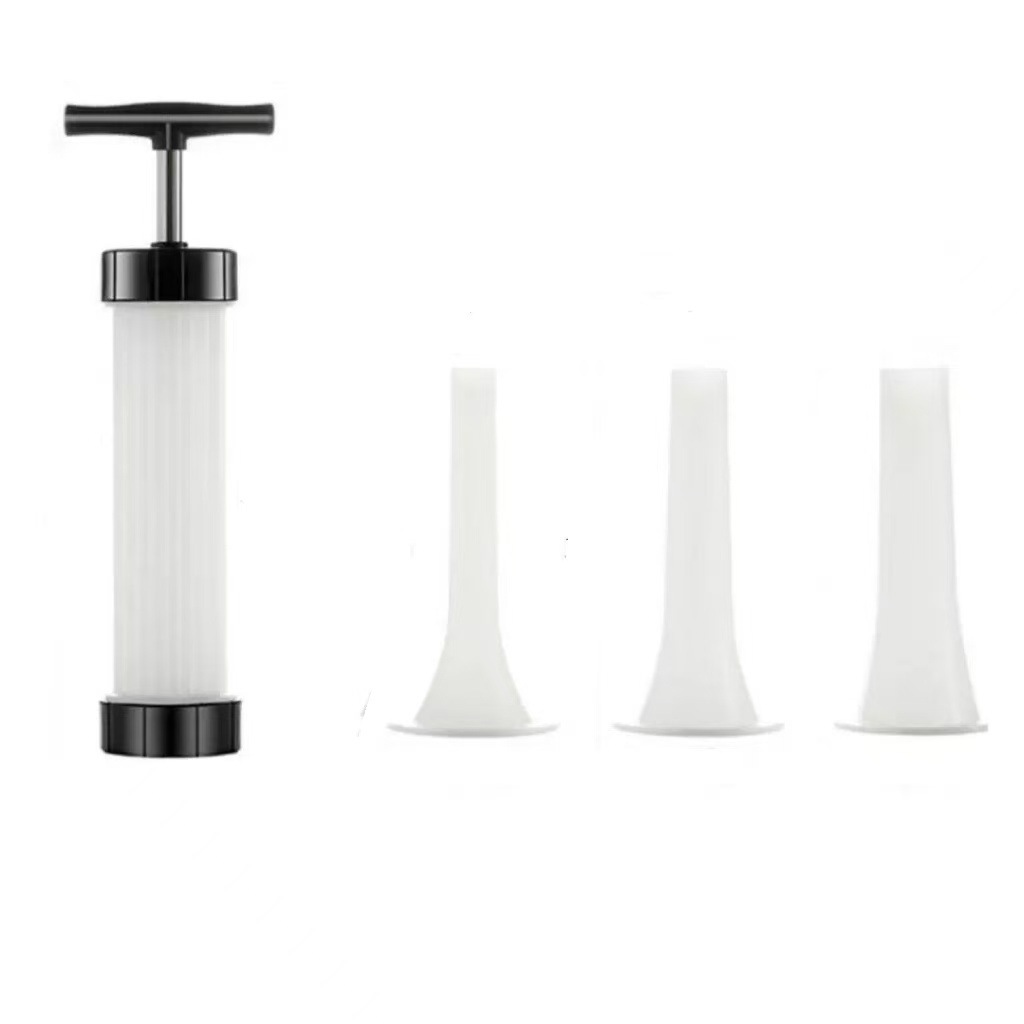 Sausage Stuffer Hand Push Sausage Stuffer Home Kitchen Simple Sausage Making Machine Portable Manual Sausage Stuffer