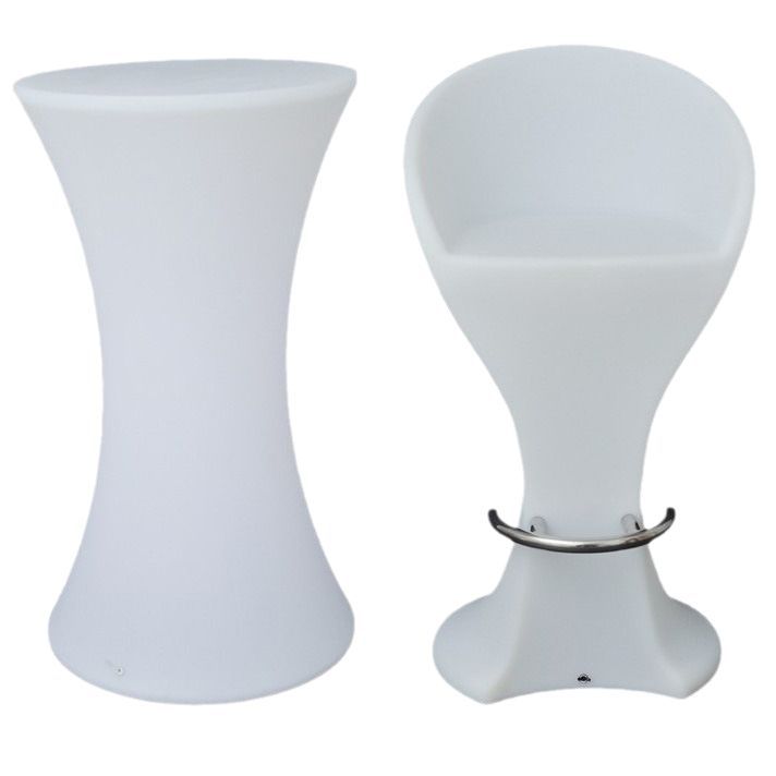 led high foot small waist bar table creative luminous bar outdoor activities exhibition remote control 16 color cocktail table