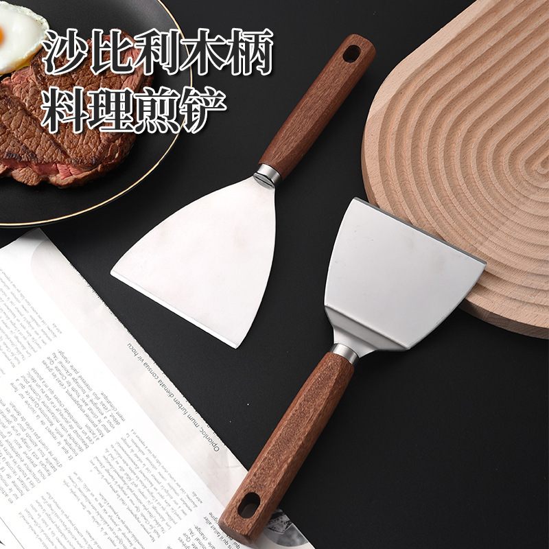 Новая прямая продажа, лопатка для жарки из нержавеющей стали, лопатка для стейков, многофункциональная лопатка