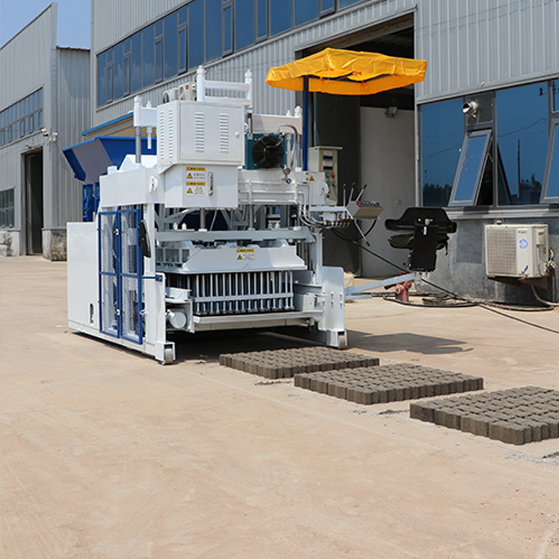 Production JH12A brick making machine hydraulic burn-free mobile brick machine semi-automatic cement hollow block brick machine