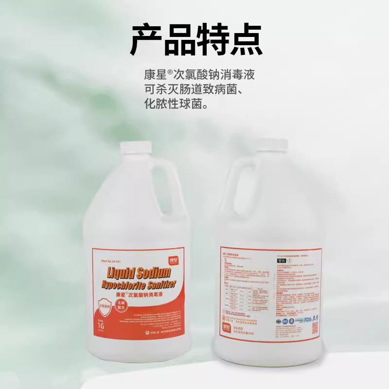 Kangxing Disinfectant Hotel Catering Food Factory Multi-Purpose Surface Sterilizer Sodium Hypochlorite No.50-421