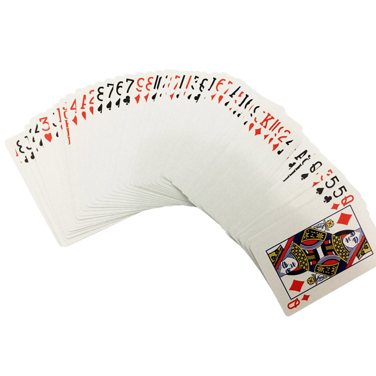 Trapezoid card magic poker wide and narrow card multiple play products close-range magic props