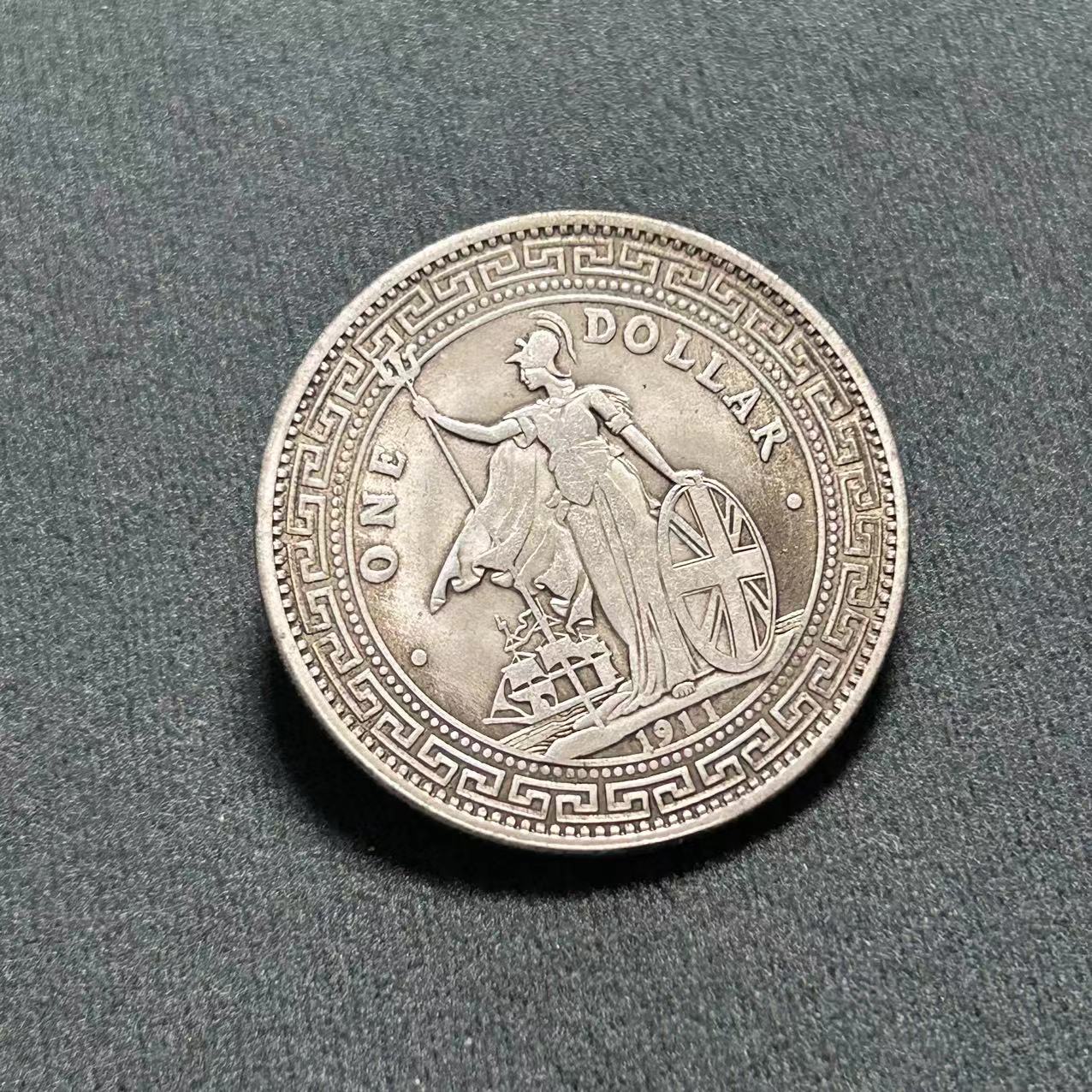 Antique Crafts Yuan Big Head Iron Core Silver Dollar Foreign Station Foreign Manufacturers Wholesale