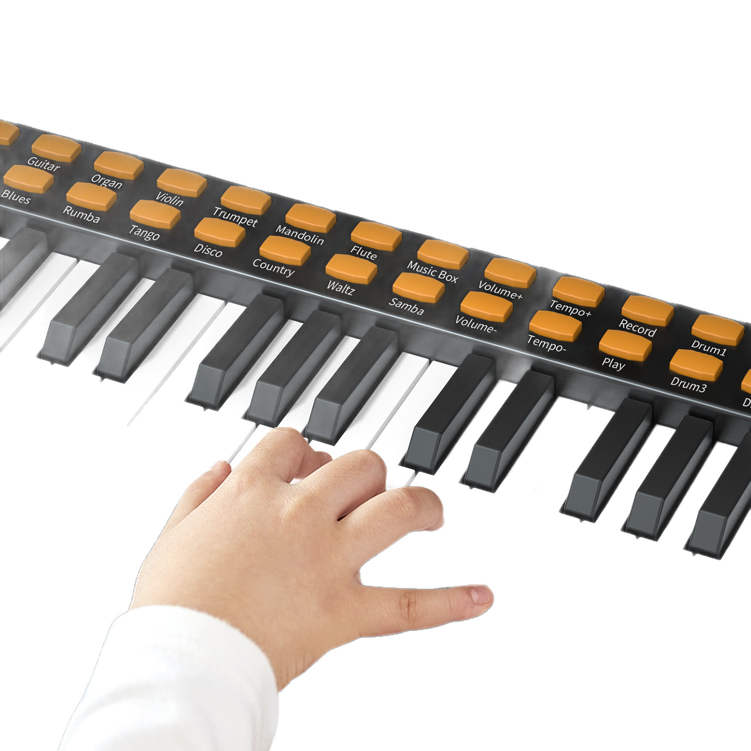 Baoli 2108 English Version Desktop Piano Beginner Enlightenment Artificial Light Music Story Guidance Teaching Kidsren Early