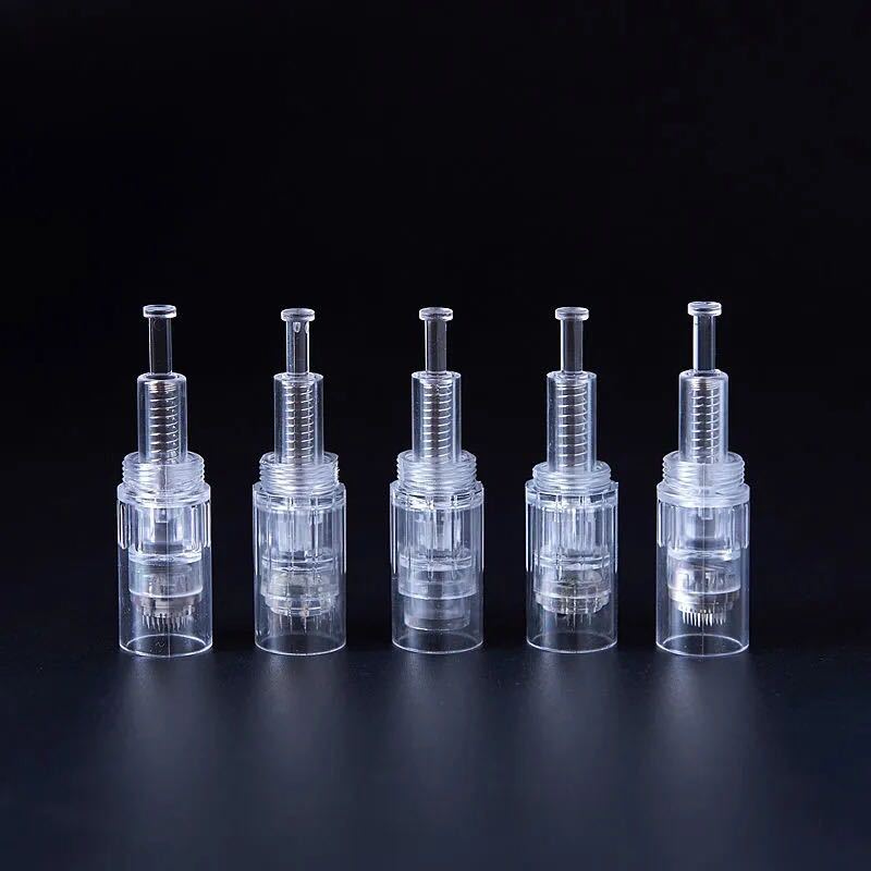 Электрическая игла микронедли, винтовая игла, 12 игл, 36 игл, круглая кристаллическая головка