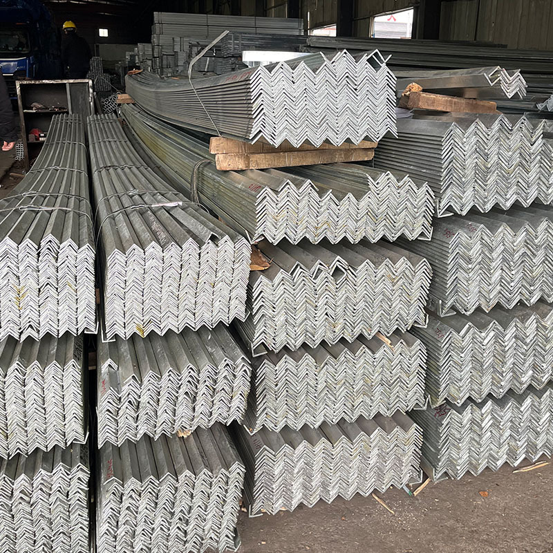 Hot galvanized angle iron 50*50*5mm curtain wall special galvanized angle steel Billboard corner special shelf equilateral angle iron