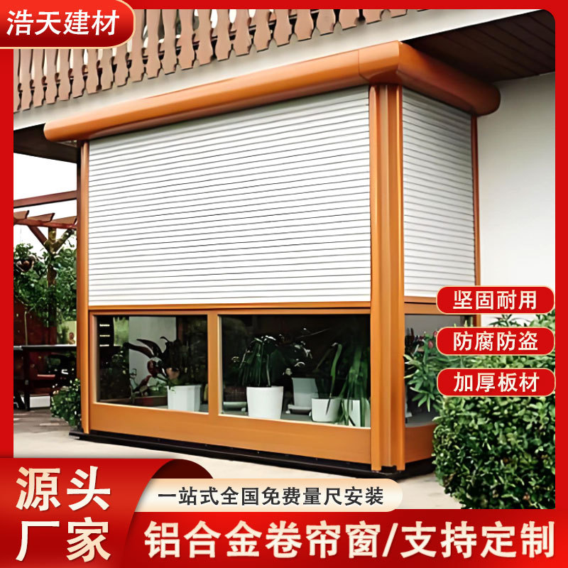 Алюминиевые роллеты с дистанционным управлением, звукоизоляция, электрические роллеты