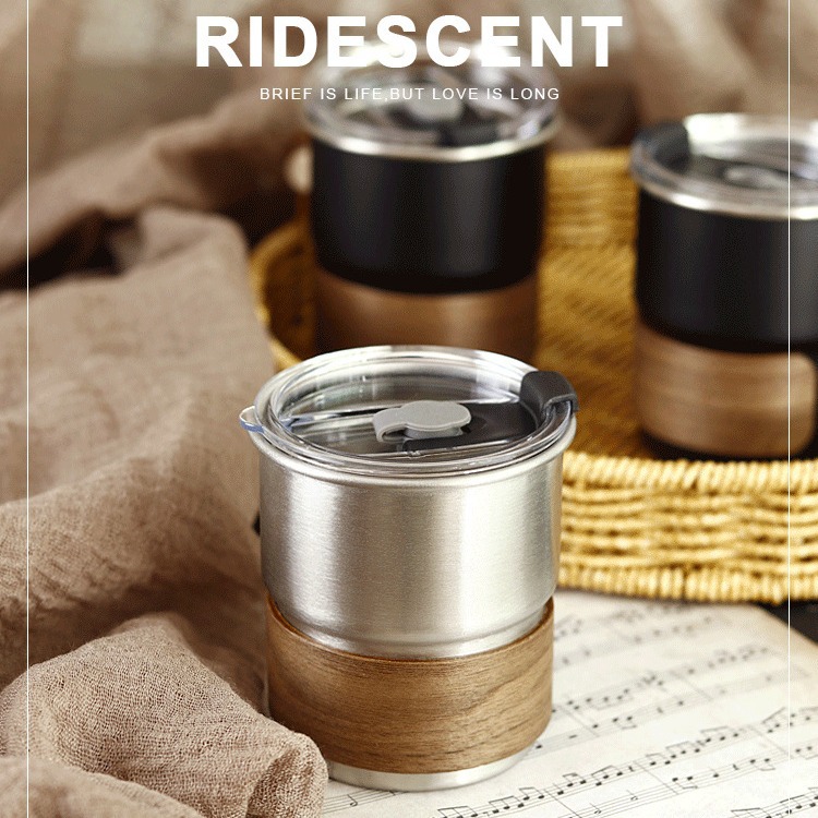 Men's Cup Boys High-end Sense Tea-making Light Luxury High Temperature Resistant Accompanying Gift Water Cup Camping Outdoor Portable Coffee Cup