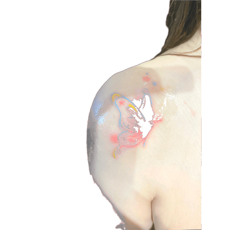 Colorful Butterfly Tattoo Stickers for Men and Women, Waterproof and Long-Lasting Scar Covering, High-End Face Stickers, Arm and Clavicle Stickers for Decoration
