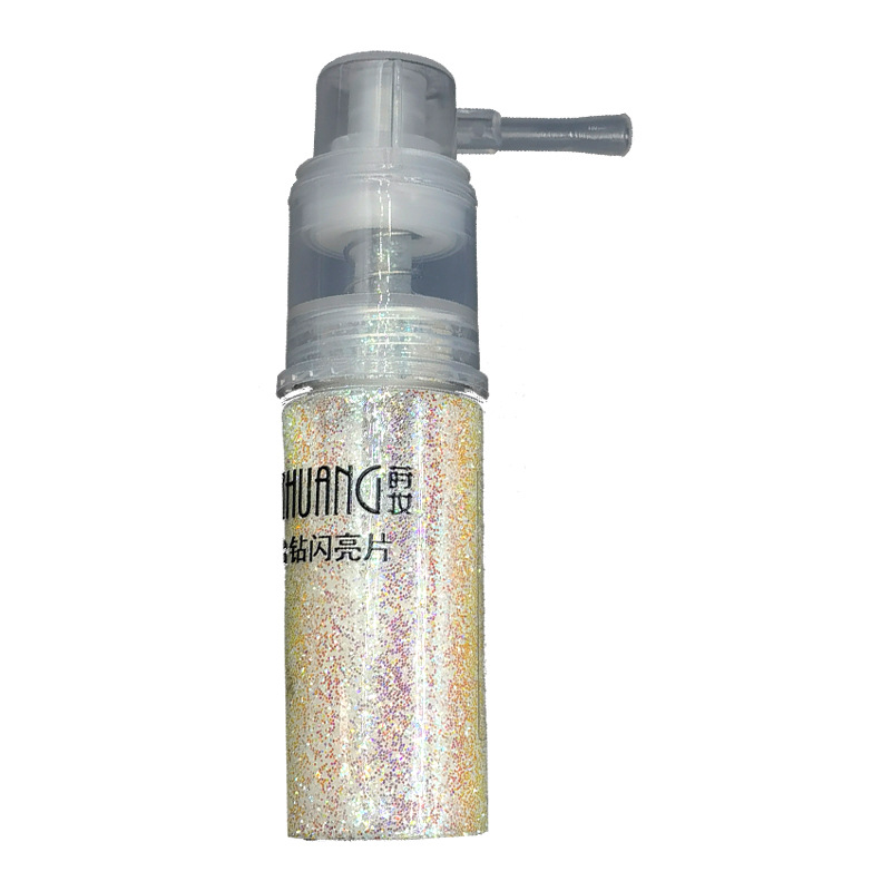 20ml Fine Glitter Spray for Children's Stage Diamond Glitter Spray High Gloss Creative Makeup Wholesale
