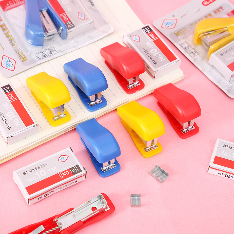 Stapler suit cute stapler Mini small size stapler student stationery wholesale suit stapler wholesale