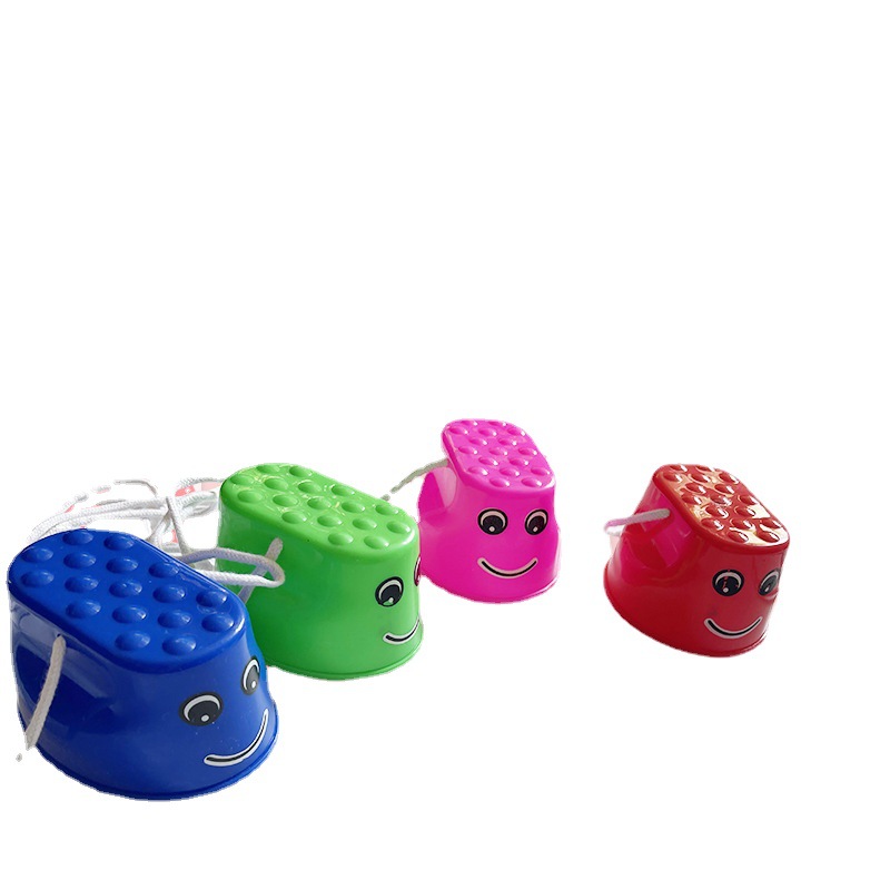 Supply Kindergarten Plastic Stilts, Toddler Stilts, Kidsren's Stilts, Smiley Face Stilts