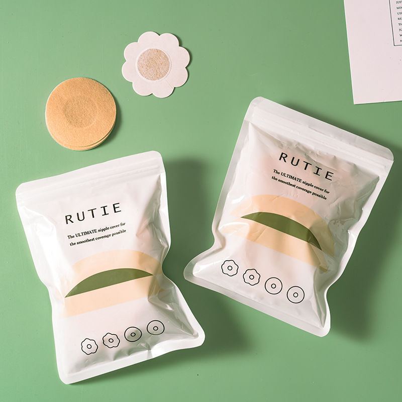 Disposable Non-woven Chest Sticker Breast Sticker Wedding Dress Anti-bump Women's Small Chest Ultra-thin Seamless Invisible Breathable Sticker Anti-light