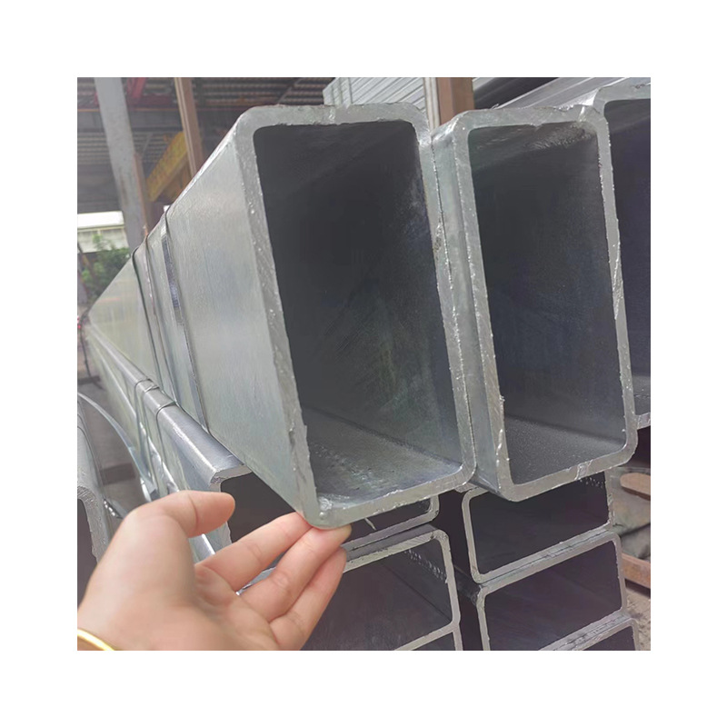 Guangdong Factory Directly Supplies Zinc Aluminum Magnesium Square Tube Structural Tube Q235B Supply Hot Dip Galvanized Rectangular Square Tube