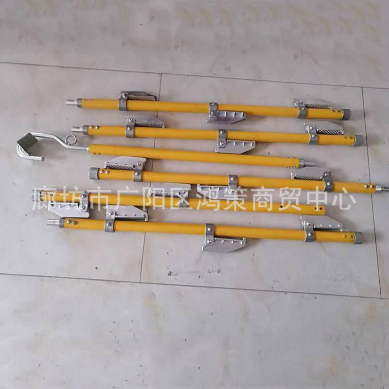 Railway Inspection Quick-Plug Spiral Ladder Single-Hook One-Legged Ladder Climbing Ladder Insulated Centipede Ladder Vertical Pole Climbing Ladder