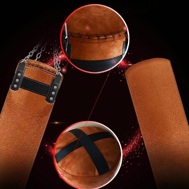 Hanging Sandbag with Suede Material, Hollow and Solid Sandbag for Children's Sanda, Taekwondo, and Combat Training, Durable for Home Use