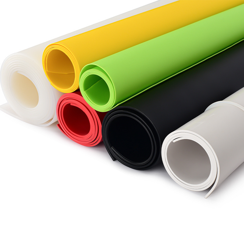 High temperature resistant silicone rubber transparent gasket soft gasket white silicone plate non-slip silicone rubber flat pad wholesale