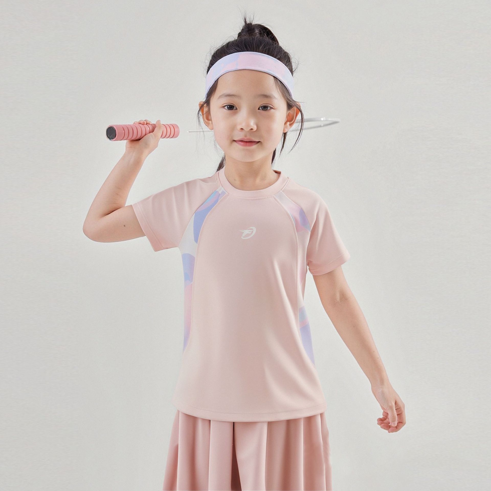 Girls Quick-Drying Sports Suit 2025 New Summer Clothes for Girls Summer Thin Short-Sleeved Kidsren's Ice Silk T-Shirt Shorts