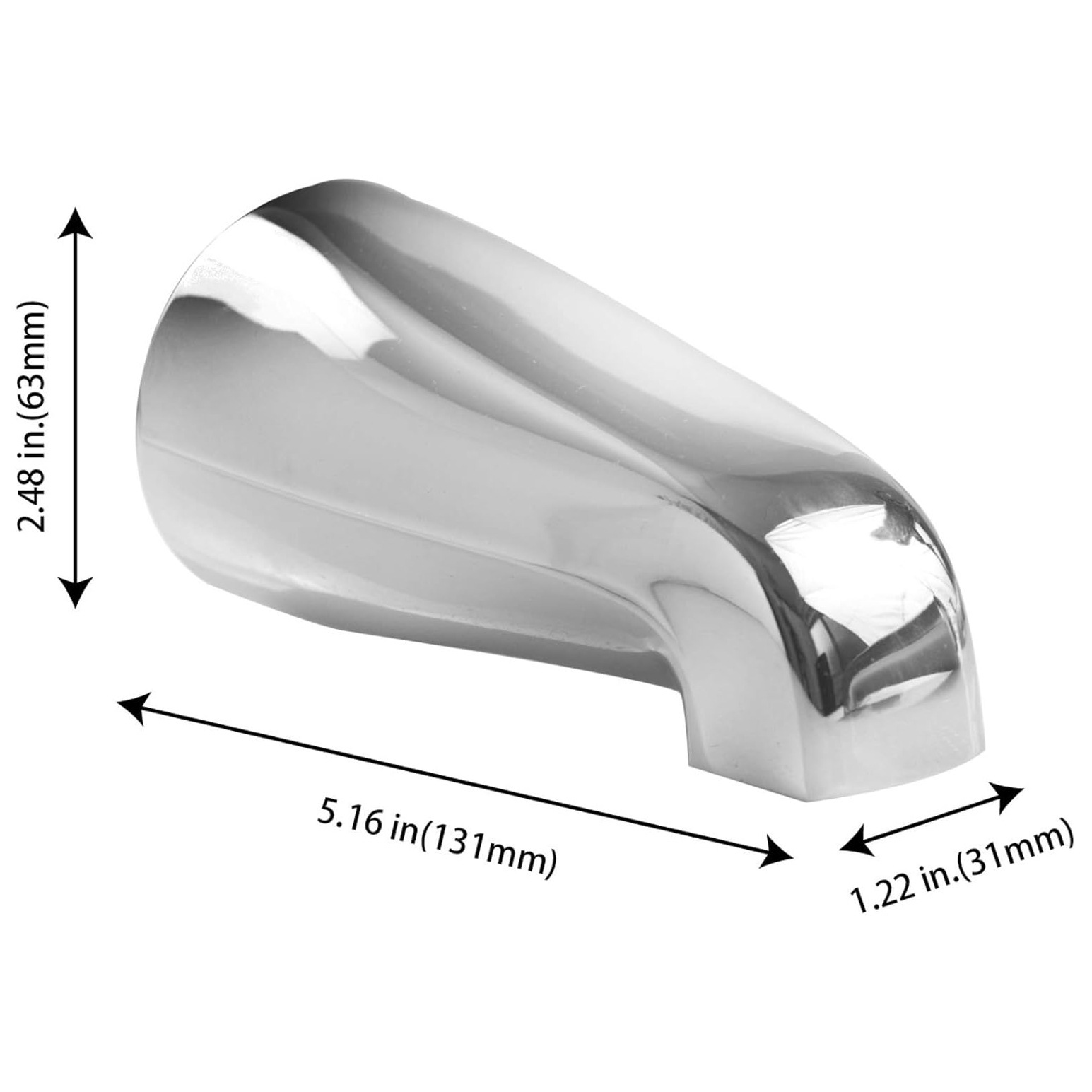 Amazon Export North American Concealed Bathtub Faucet Without Pull-Up Type Bottom Outlet Bathtub Faucet